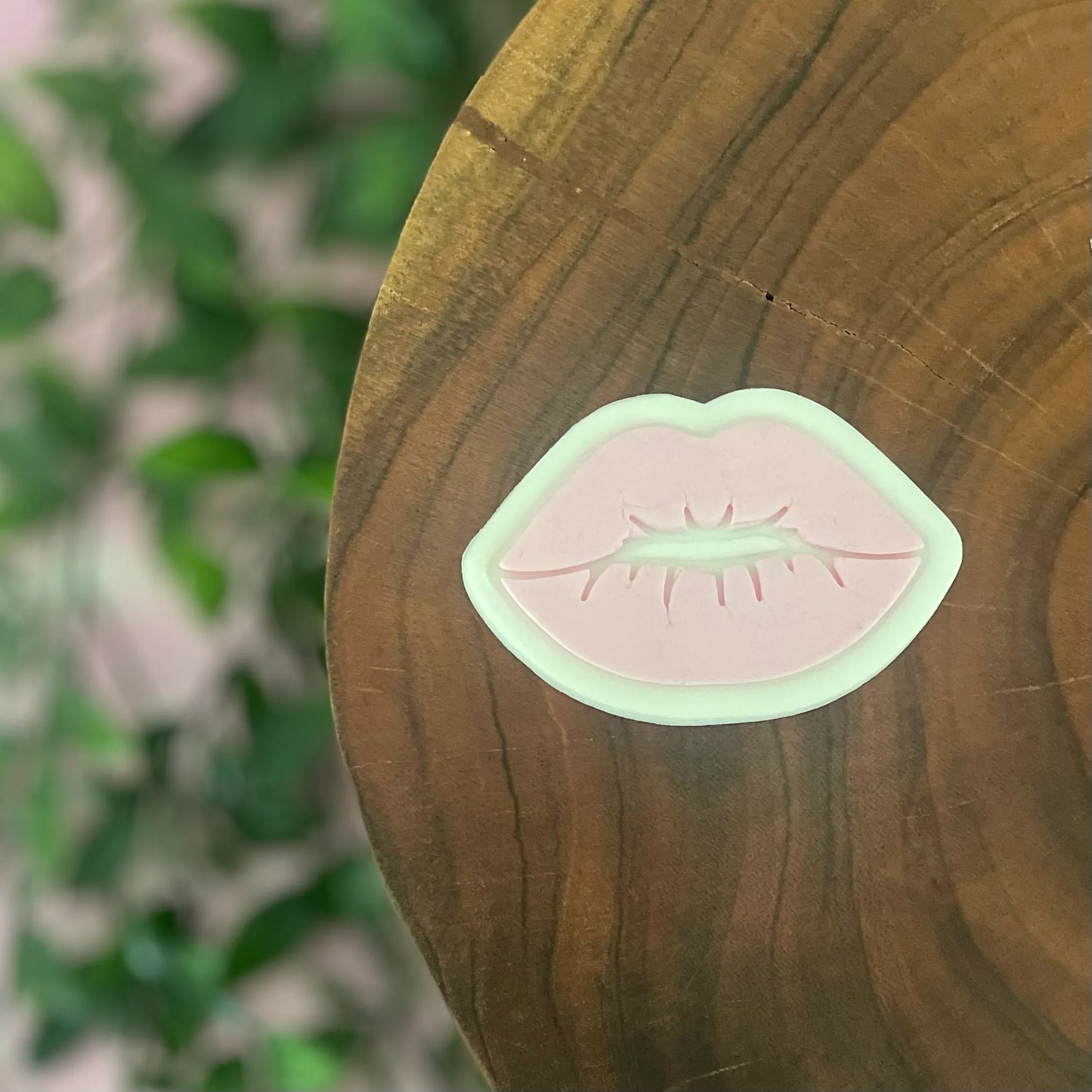 Lips Cookie Cutter & Fondant Embosser