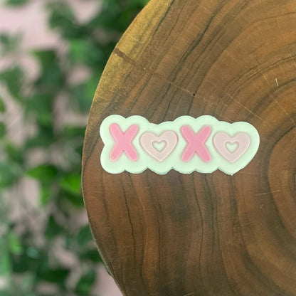 XOXO - Hearts Cookie Cutter & Fondant Embosser