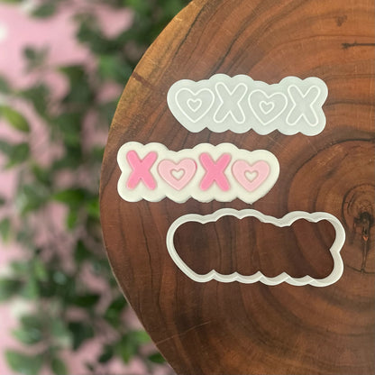 LOVERS SET Cookie Cutter & Fondant Embosser