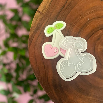 LOVERS SET Cookie Cutter & Fondant Embosser