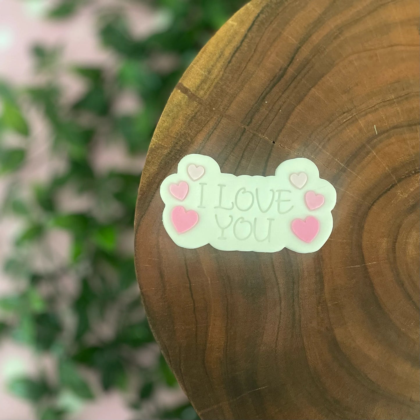 I LOVE YOU - Hearts Cookie Cutter & Fondant Embosser