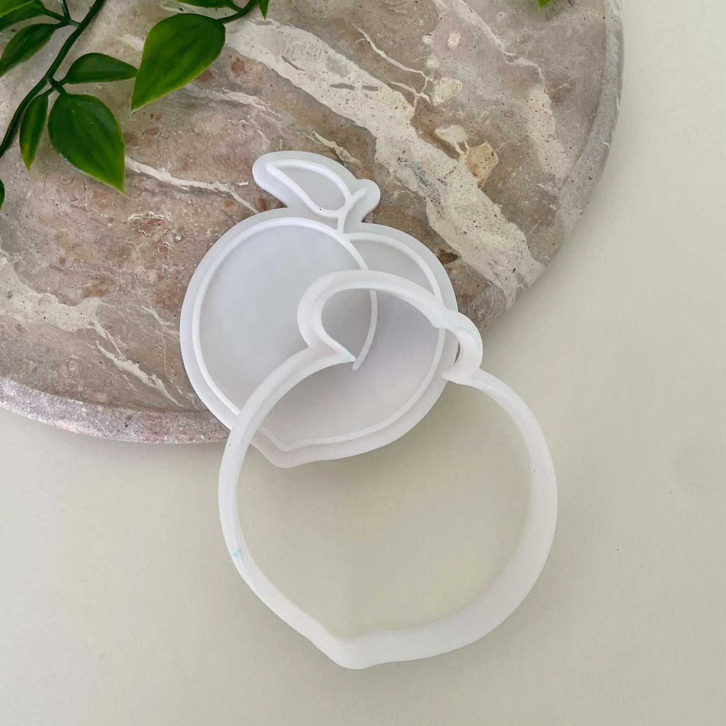 Peach Cookie Cutter & Fondant Embosser