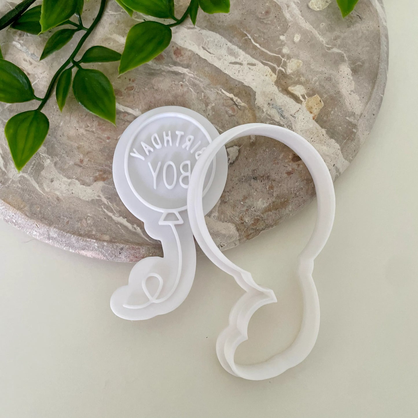 Birthday Boy Balloon Cookie Cutter & Fondant Embosser