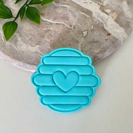 Bee Hive Cookie Cutter & Fondant Embosser