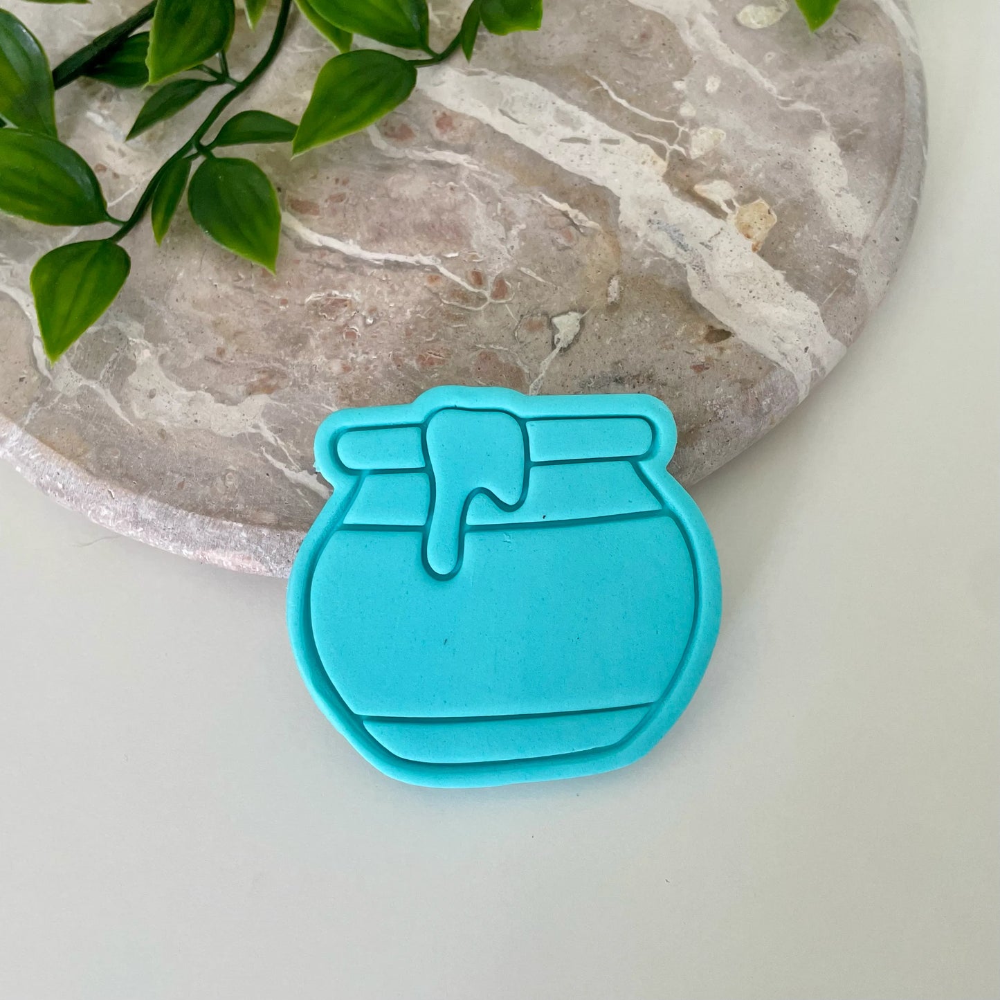 Honey Pot / Jar Cookie Cutter & Fondant Embosser