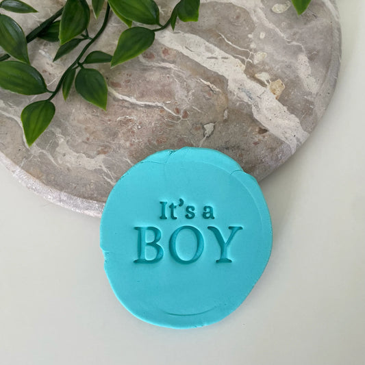 It's a Boy Fondant Embosser