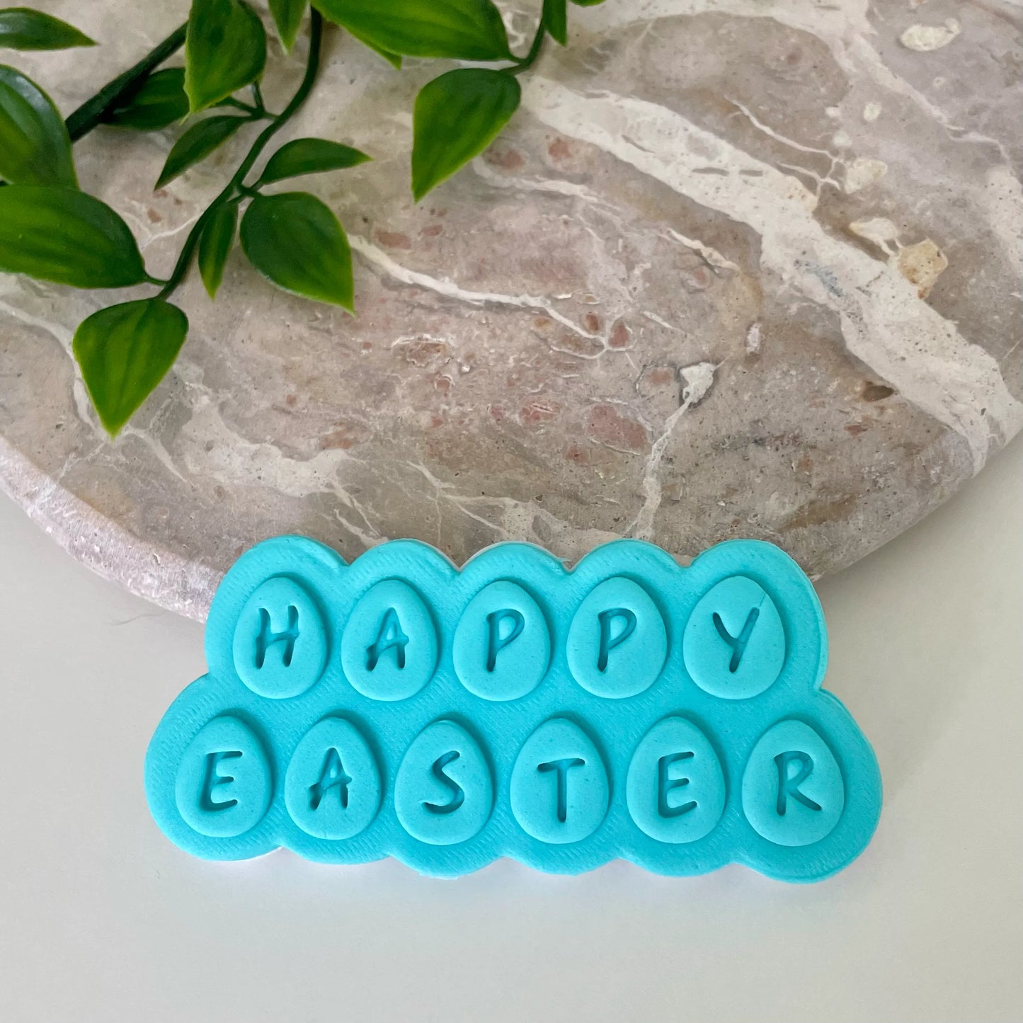 Happy Easter Cookie Cutter & Fondant Debosser