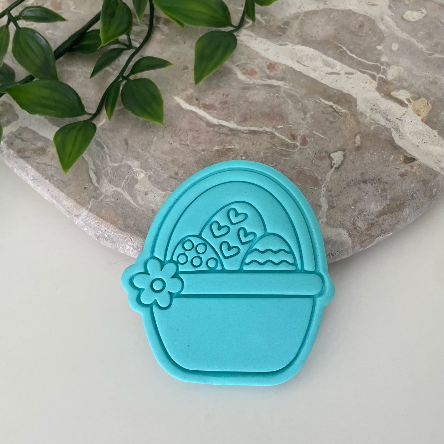 Easter Basket #1 Cookie Cutter & Fondant Embosser