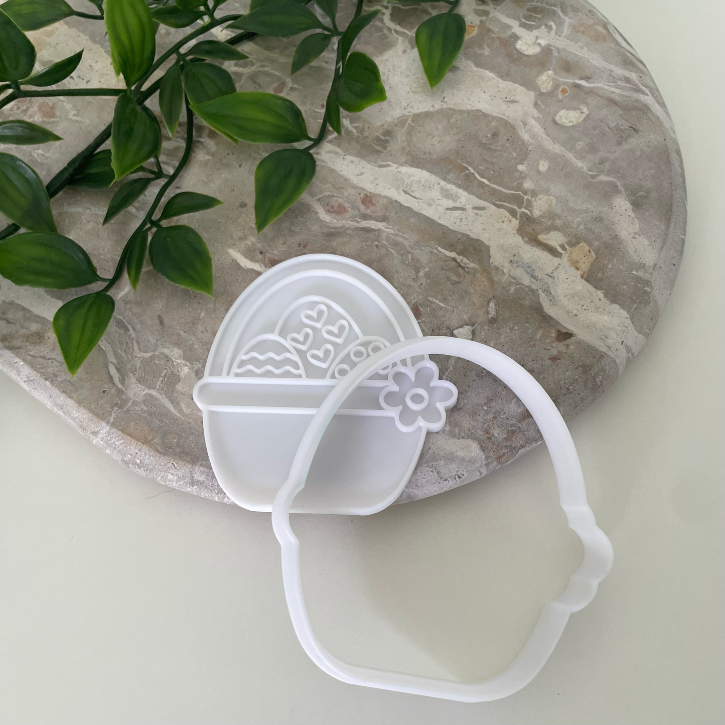 Easter Basket #1 Cookie Cutter & Fondant Embosser