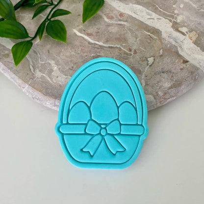 Easter Basket #2 Cookie Cutter & Fondant Embosser