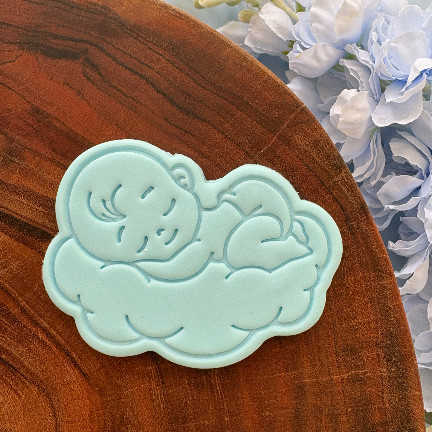 Baby on cloud Cookie Cutter & Stamp