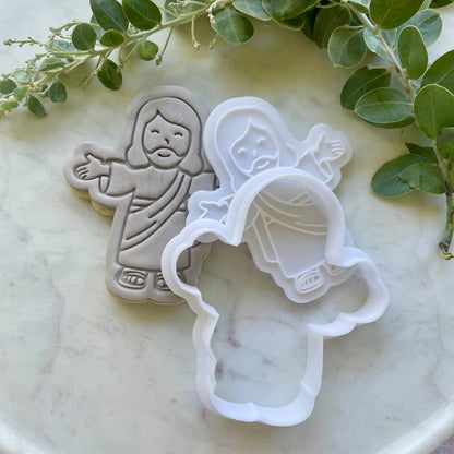 Jesus Cookie Cutter & Fondant Embosser