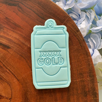 Beer Cookie Cutter & Fondant Embosser