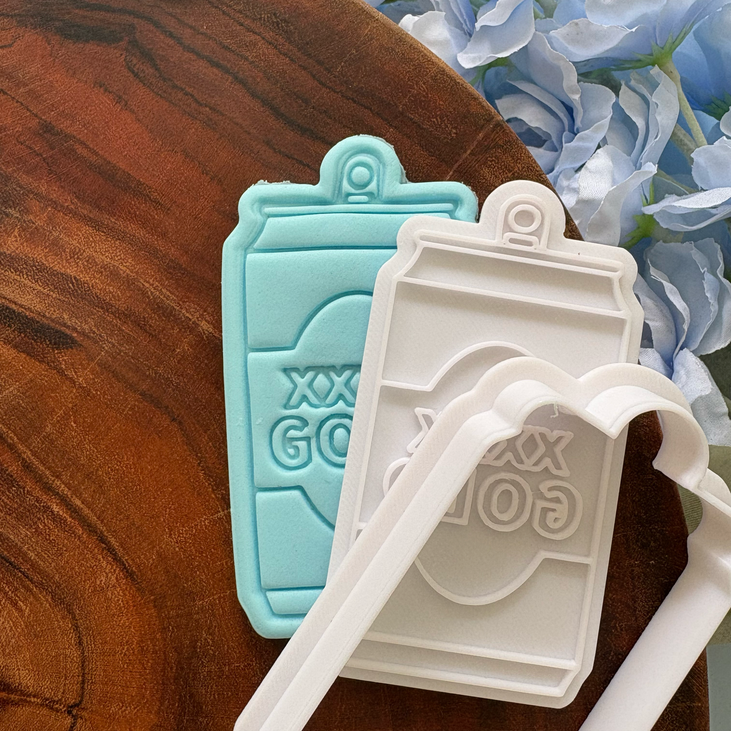 Beer Cookie Cutter & Fondant Embosser