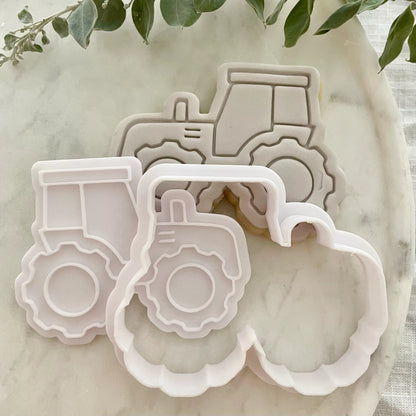 Tractor Cookie Cutter & Fondant Embosser