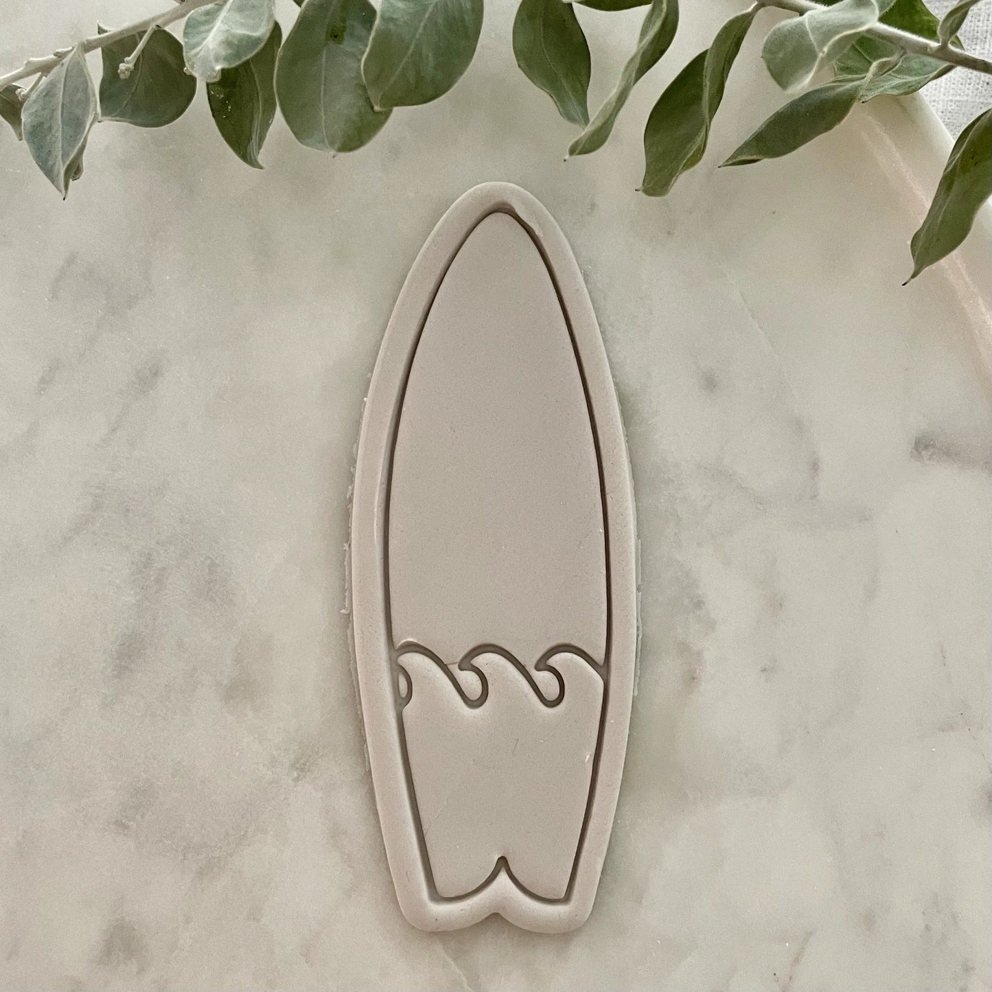 Surf Board Cookie Cutter & Fondant Embosser