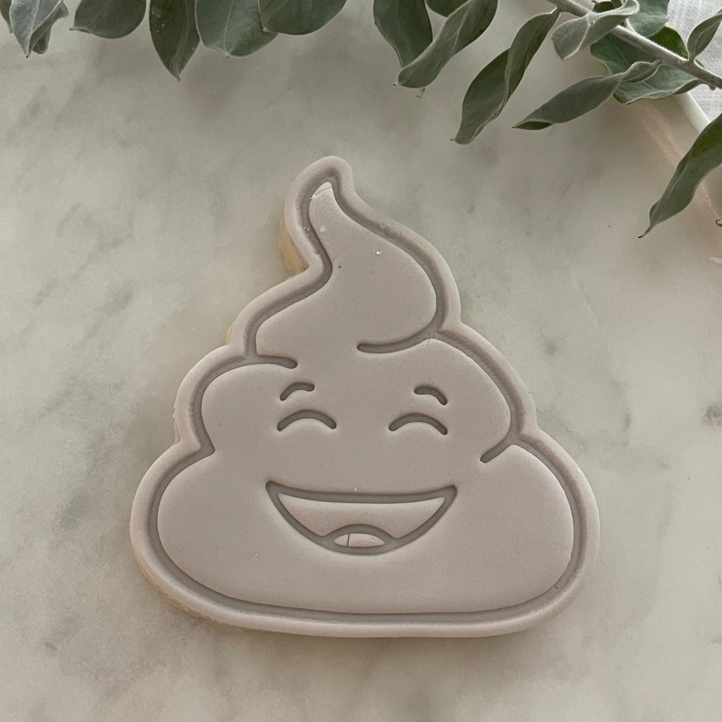 Happy Poo Cookie Cutter & Fondant Embosser