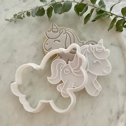 Unicorn - full body Cookie Cookie Cutter & Fondant Embosser