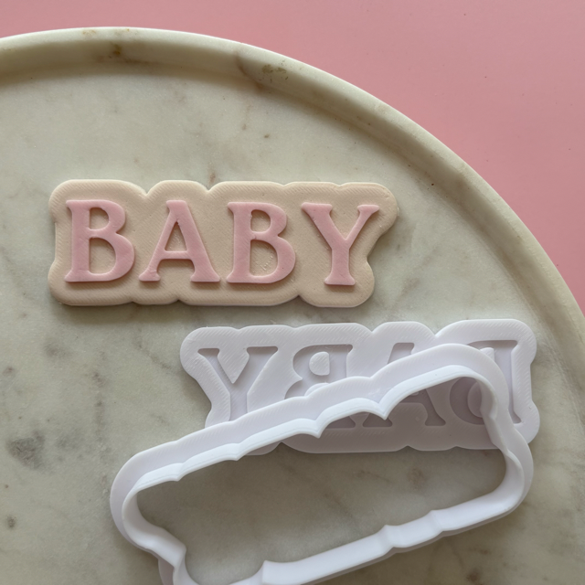 BABY Cookie Cutter & Debosser