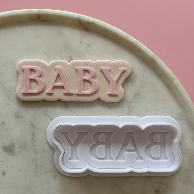 BABY Cookie Cutter & Debosser