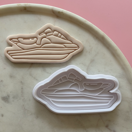 Jet Ski Cookie Cutter & Stamp