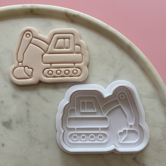 Digger Cookie Cutter & Fondant Embosser