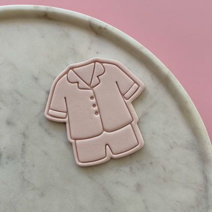 Pyjamas Cookie Cutter & Stamp