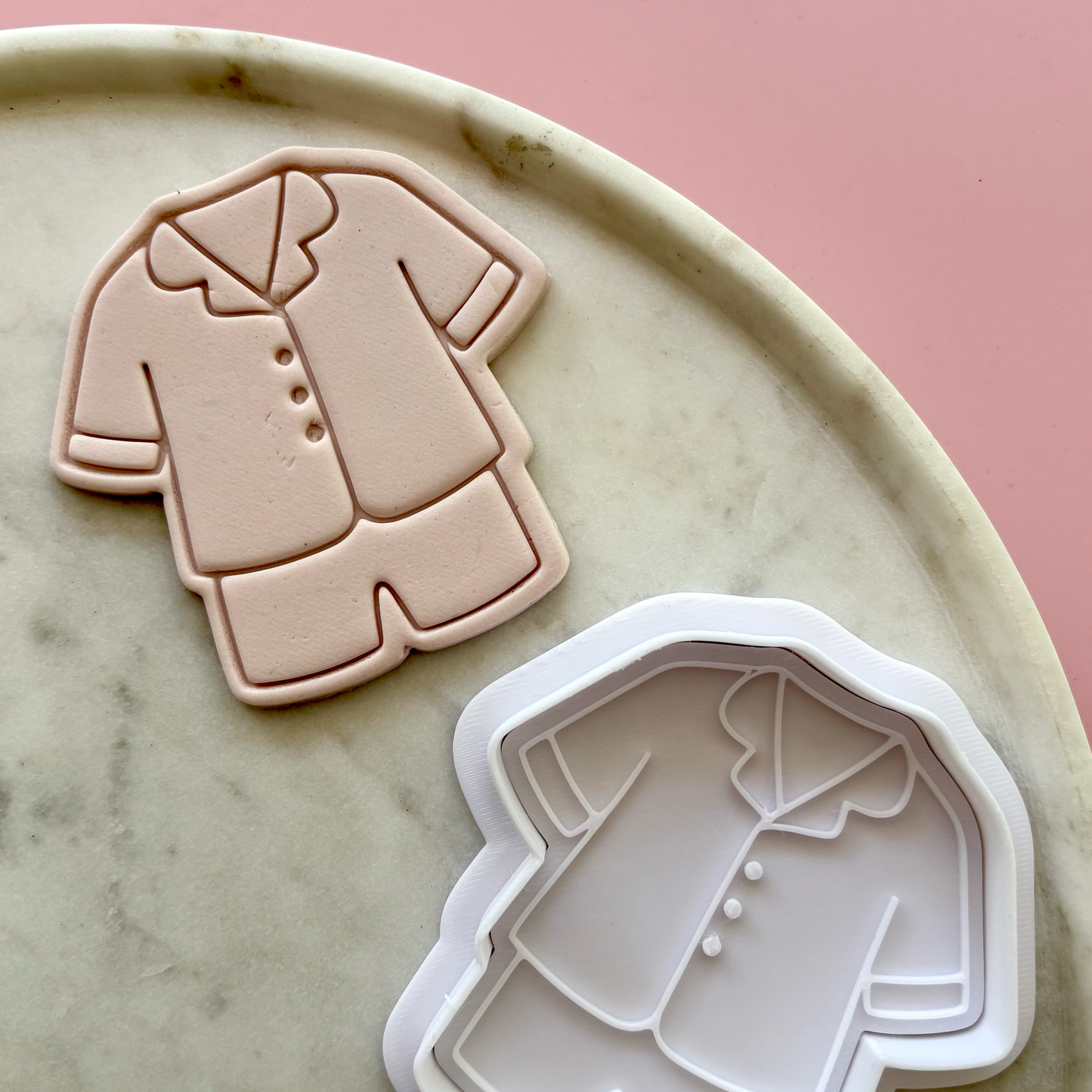 Pyjamas Cookie Cutter & Stamp