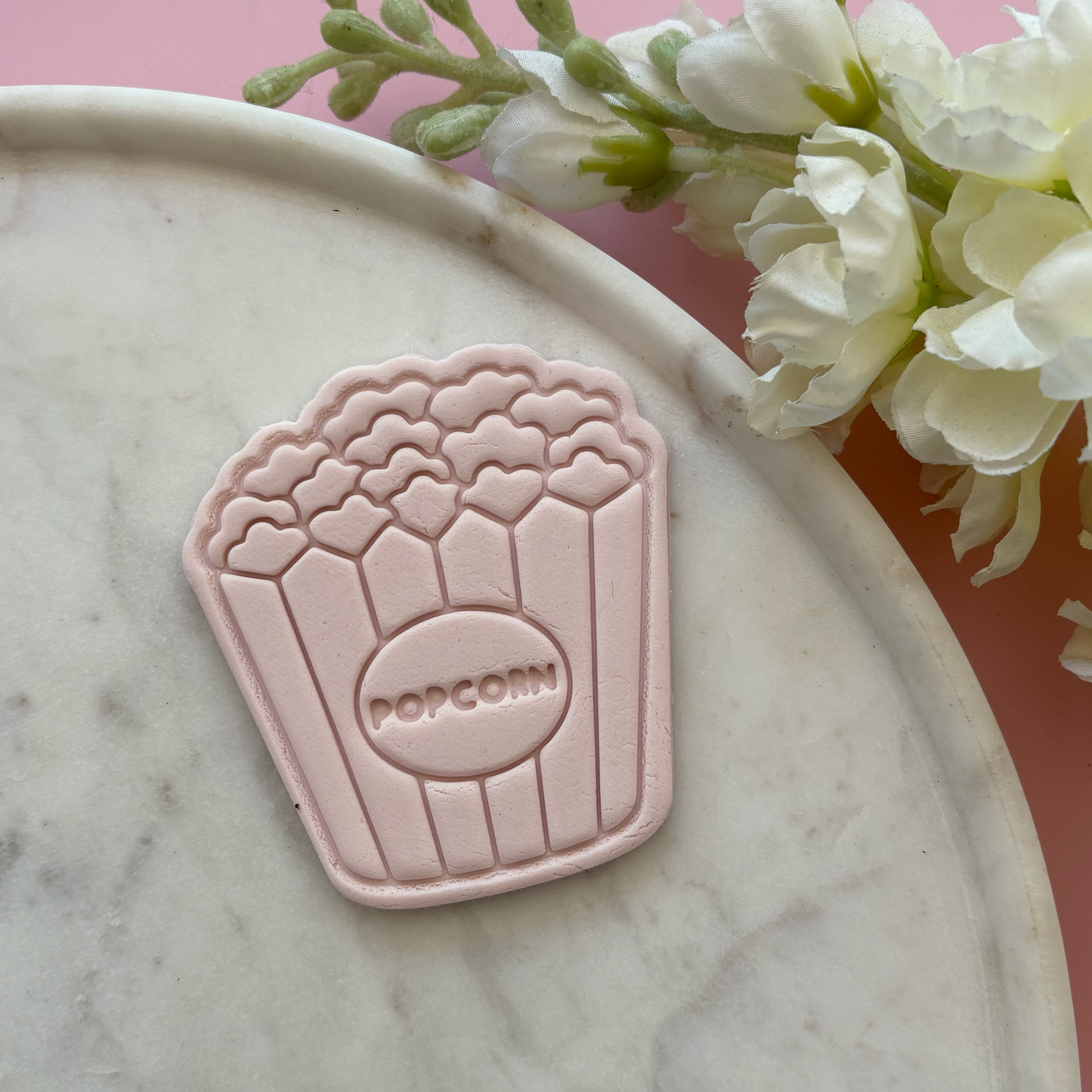 Popcorn Cookie Cutter & Stamp