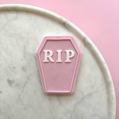 RIP Coffin Cookie Cutter & Debosser