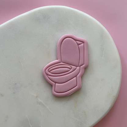 Toilet Cookie Cutter & Stamp