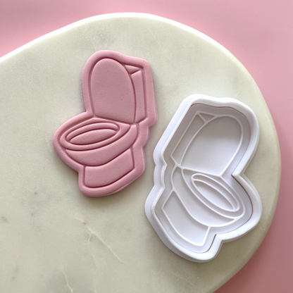 Toilet Cookie Cutter & Stamp