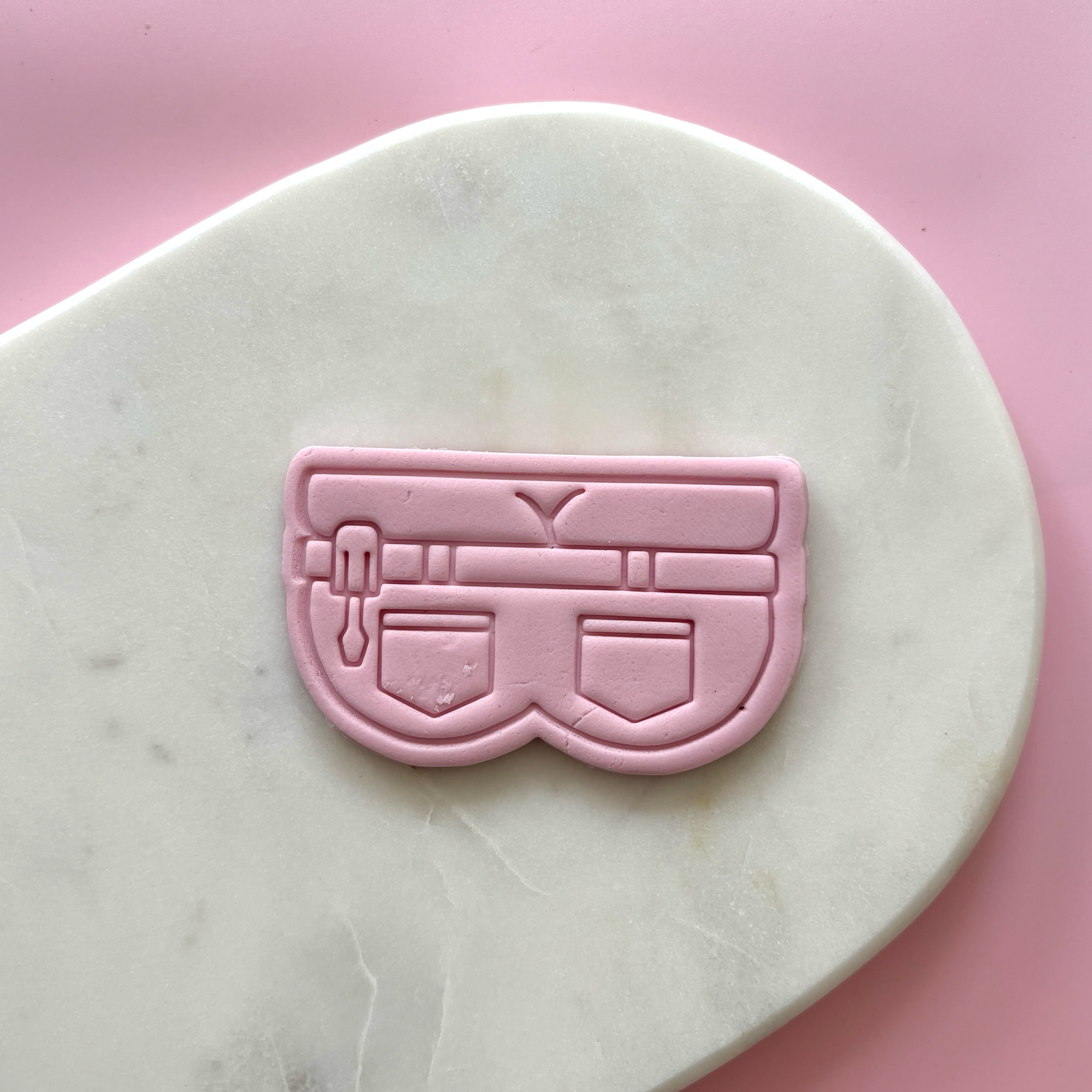 Plumbers Crack Cookie Cutter & Stamp