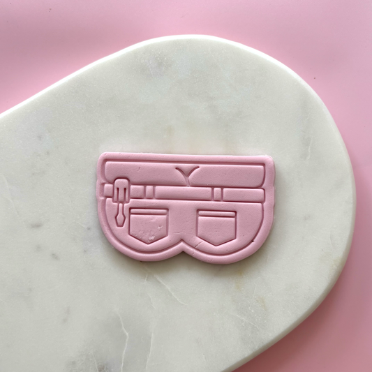 Plumbers Crack Cookie Cutter & Stamp