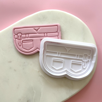 Plumbers Crack Cookie Cutter & Stamp