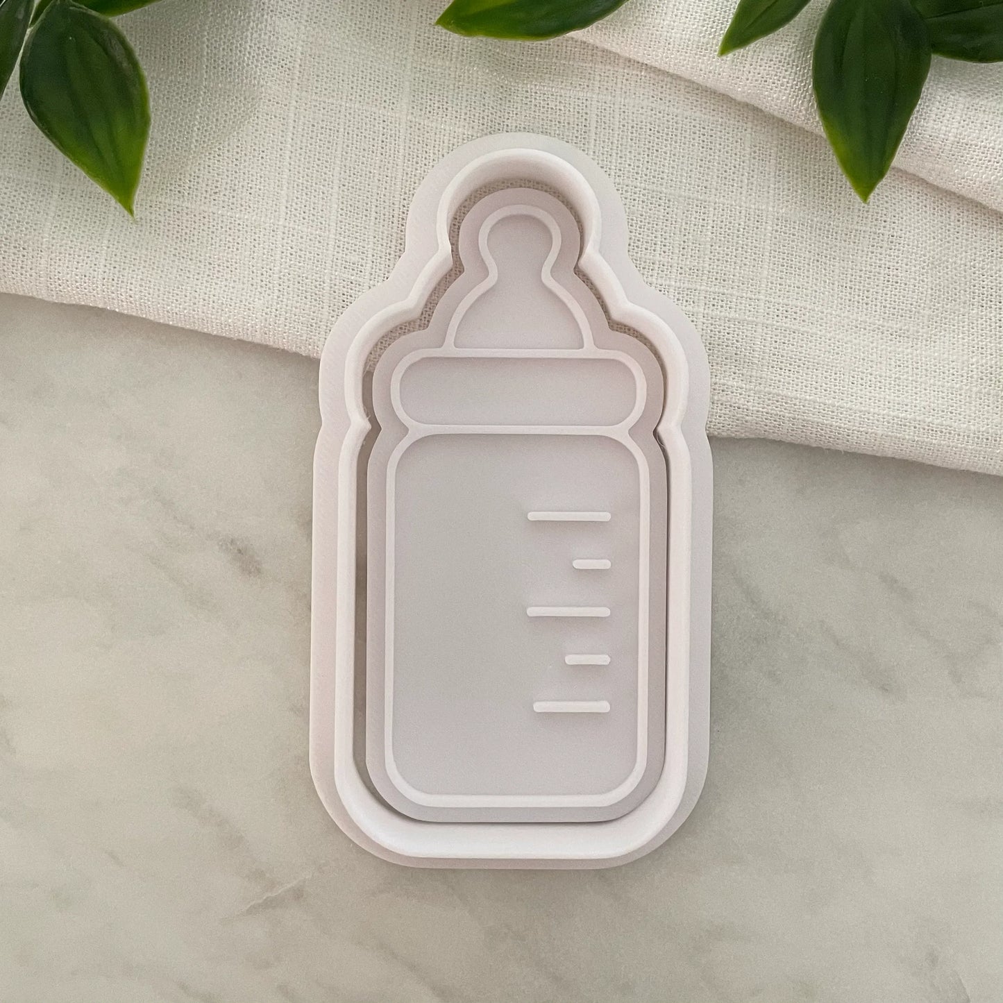 Baby Bottle Cookie Cutter & Fondant Embosser