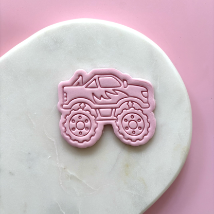 Monster Truck Cookie Cutter & Fondant Embosser
