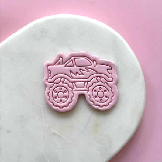 Monster Truck Cookie Cutter & Fondant Embosser