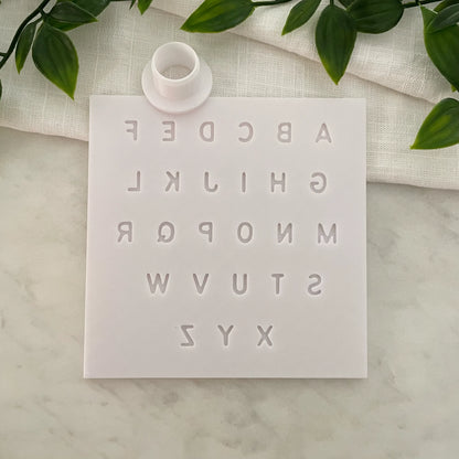 Micro letters & matching micro cutter