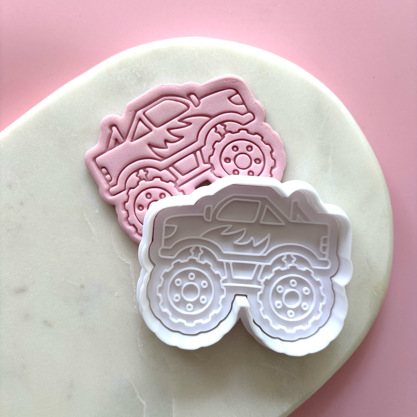 Monster Truck Cookie Cutter & Fondant Embosser