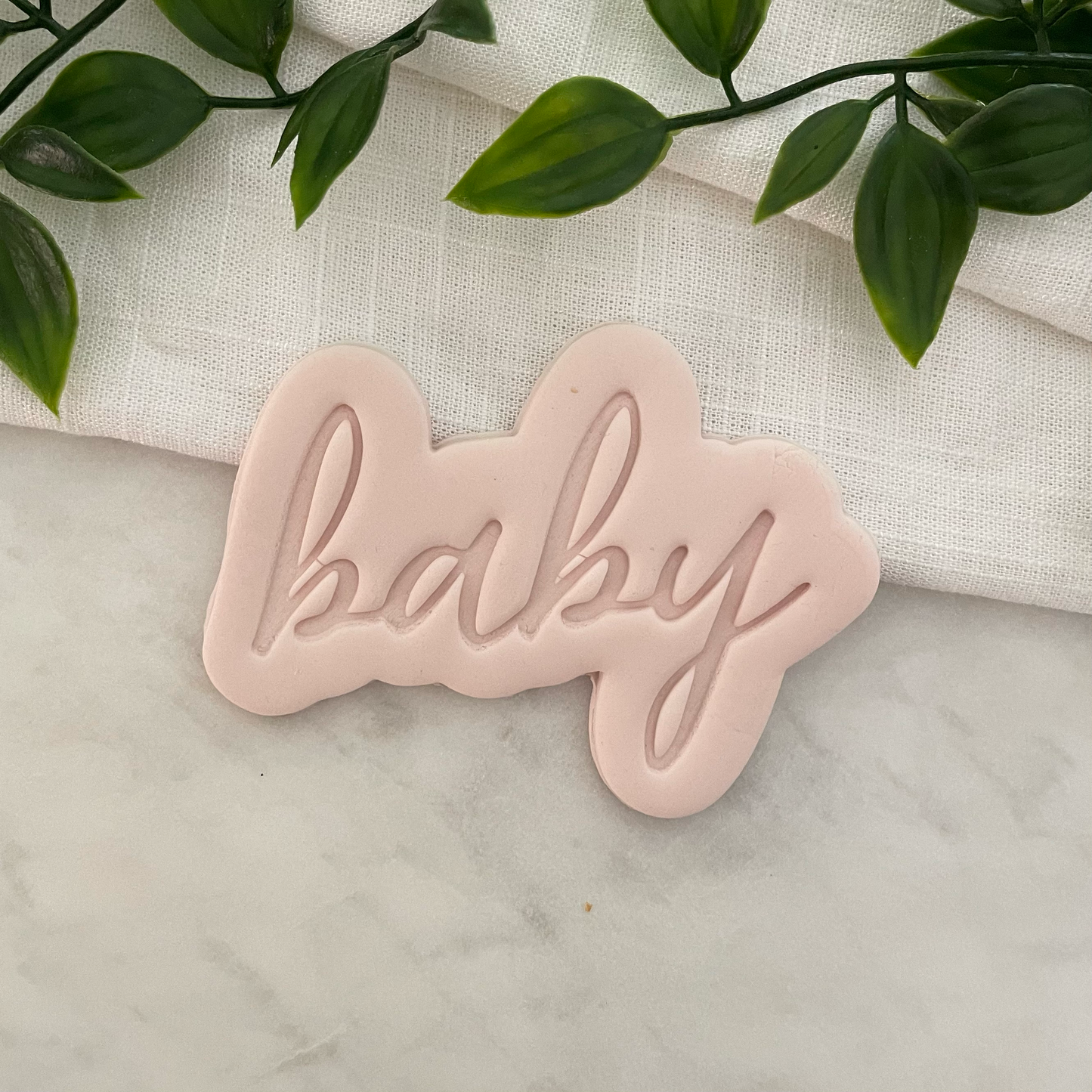 baby - word Cookie Cutter & Fondant Embosser