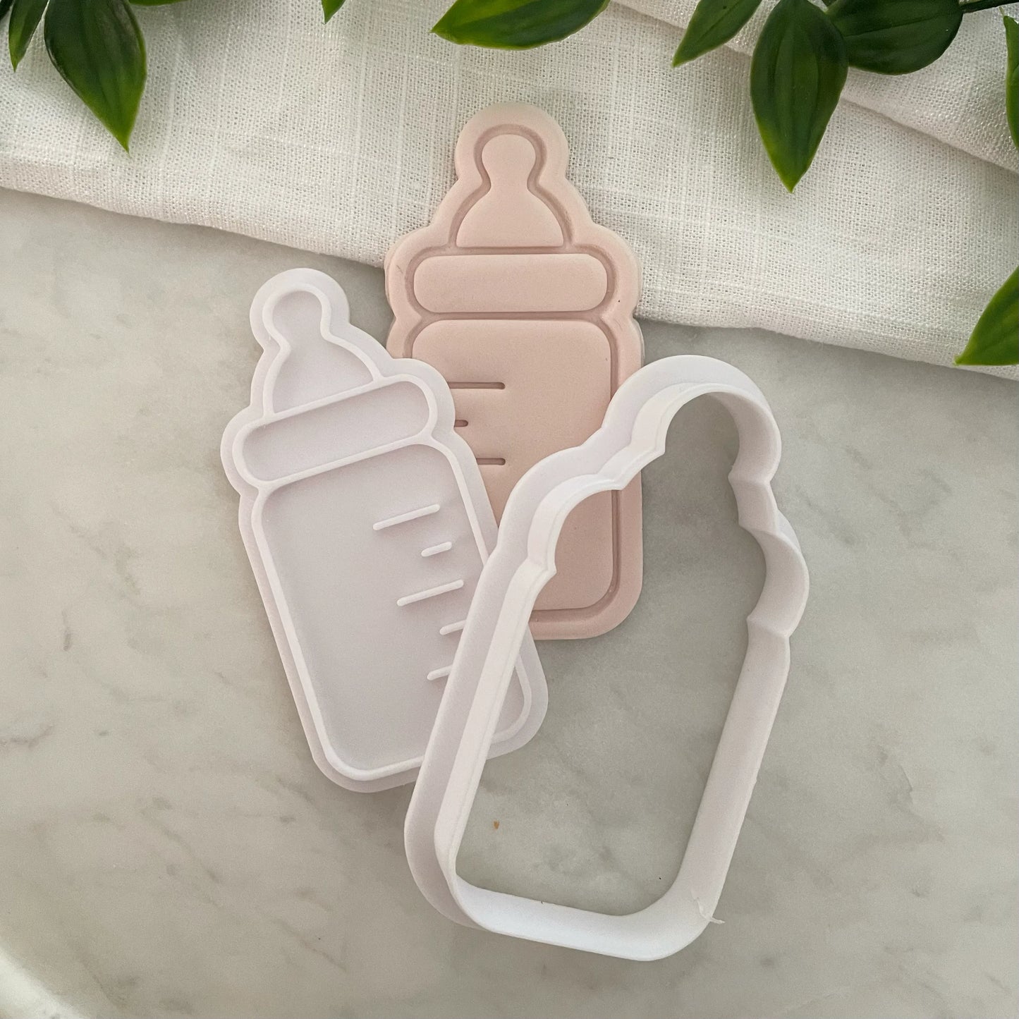 Baby Bottle Cookie Cutter & Fondant Embosser