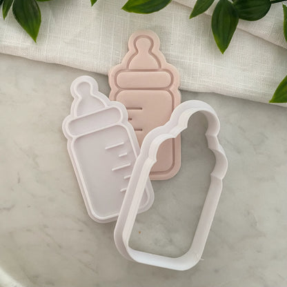 Baby Bottle Cookie Cutter & Fondant Embosser