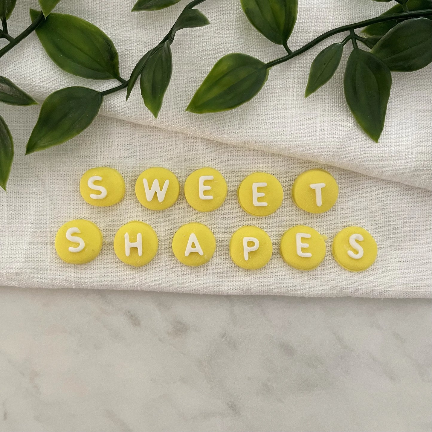 Micro letters & matching micro cutter