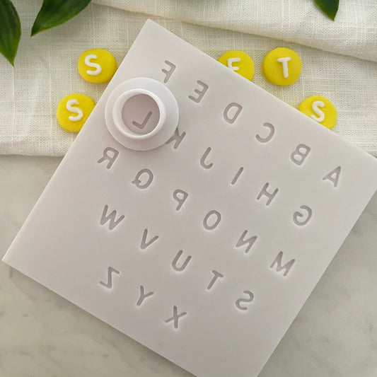 Micro letters & matching micro cutter