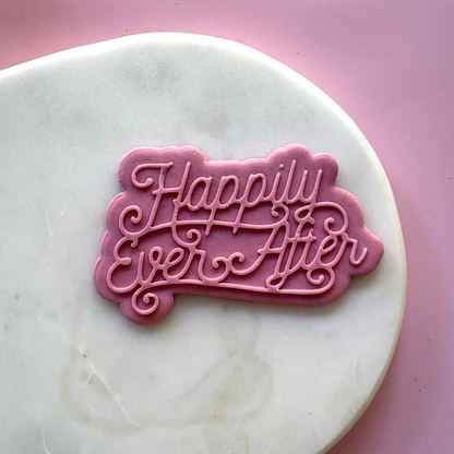 Happily Ever After Cookie Cutter & Debosser