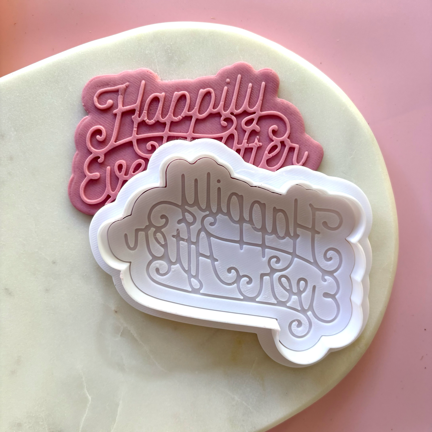 Happily Ever After Cookie Cutter & Debosser