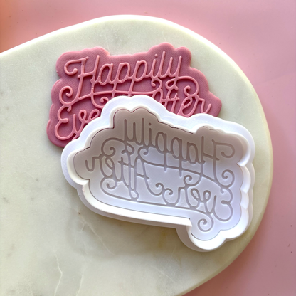 Happily Ever After Cookie Cutter & Debosser