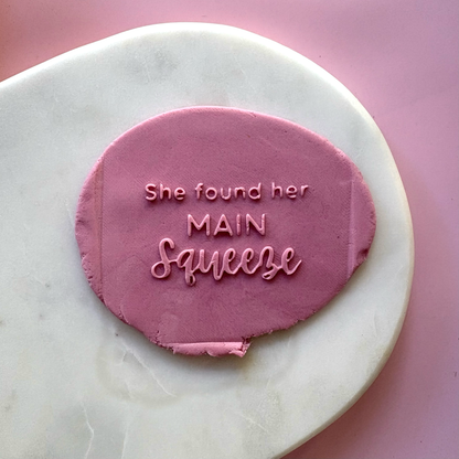 She found her main squeeze Fondant Debosser