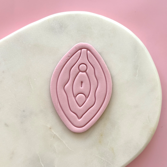 Female Anatomy Cookie Cutter & Fondant Embosser